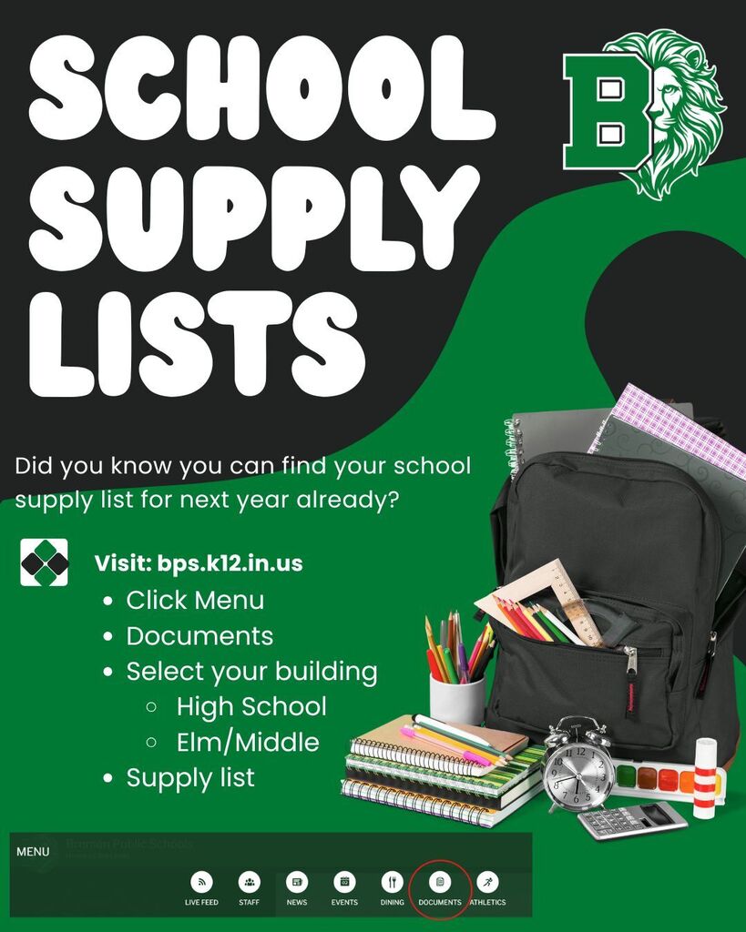 School Supply List