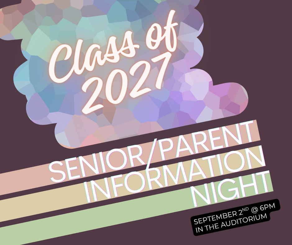 Senior Night Flyer