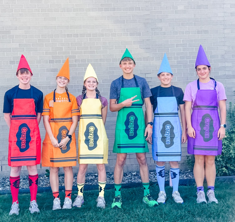 kids in costume