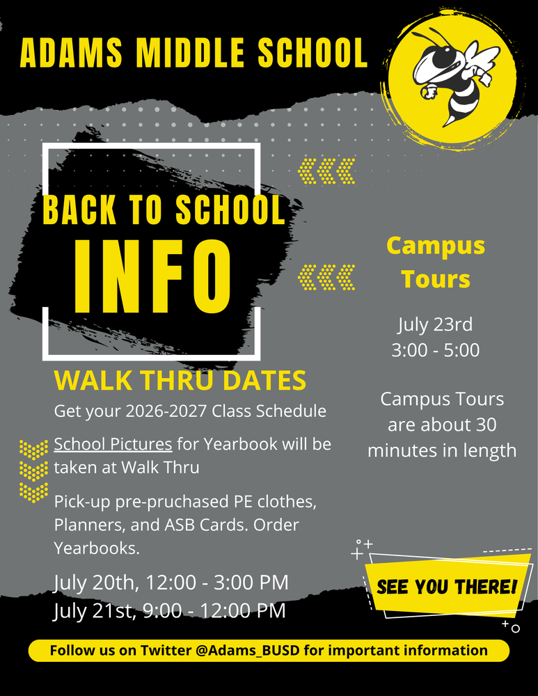 Walk Through Info
