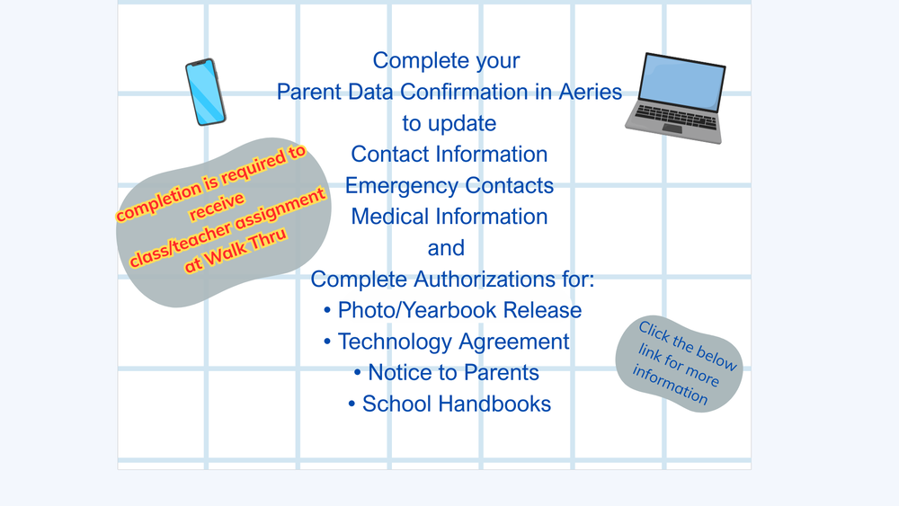 Parent Data Confirmation
