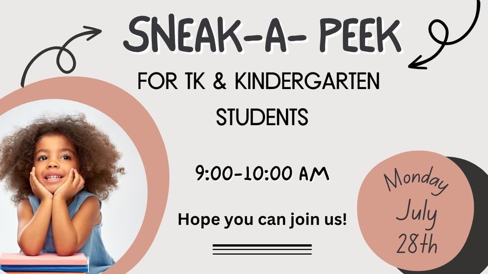 TK k sneak a peek