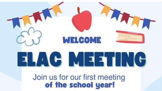 ELAC MEETING