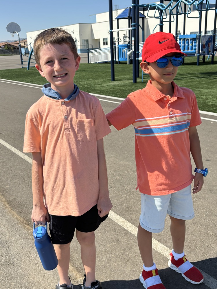 we are seeing orange today 