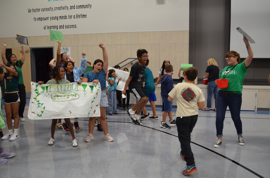 Students in the House of Isibindi were so excited to welcome new students into their house. 