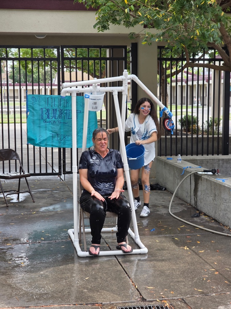 Bristow Social - Ms. Ravina being splashed