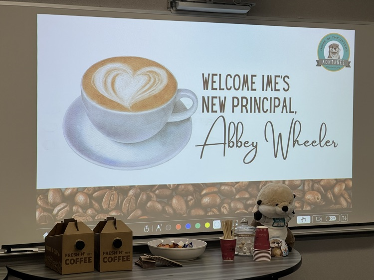 IME welcomes Mrs. Wheeler and shared coffee  