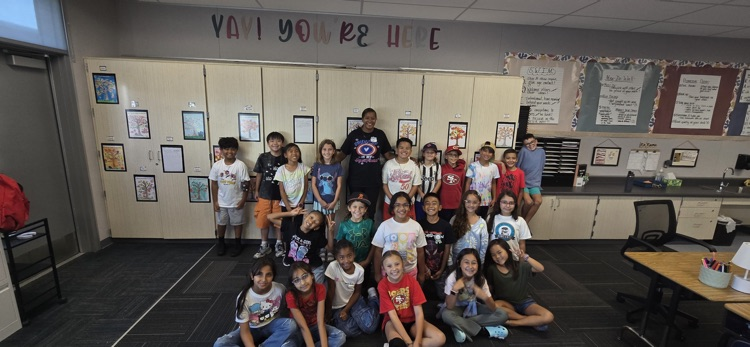 Mrs. Cook’s class soaked up Officer Ignout’s comments about kindness  