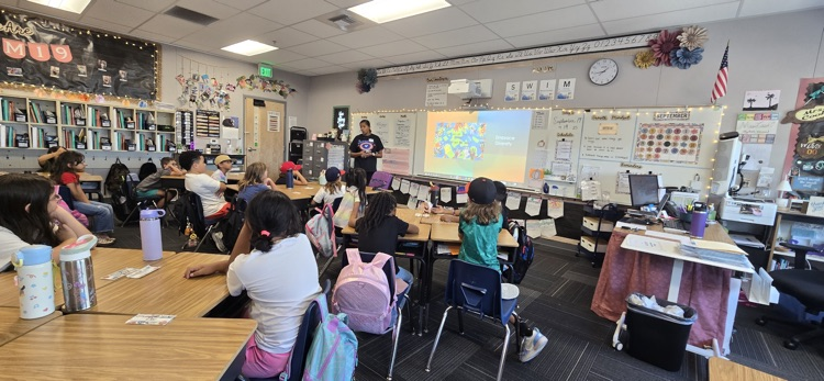 Officer Ignout reminded our students about the importance of being kind and inclusive  