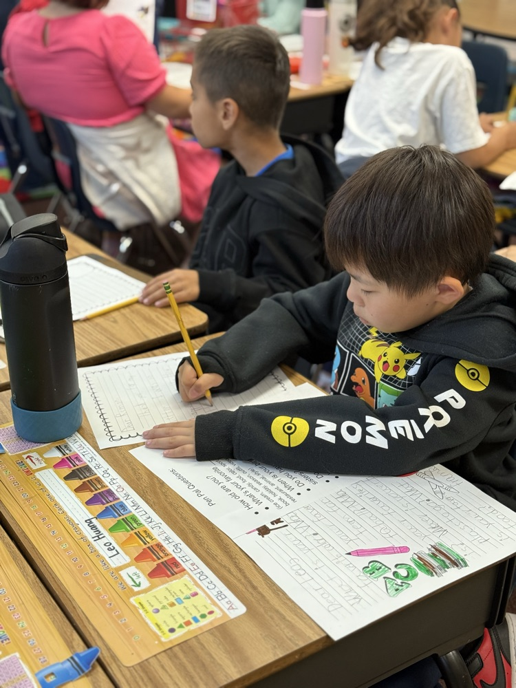 Writing what his favorites are