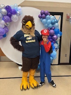 Mr. hawkins and mario