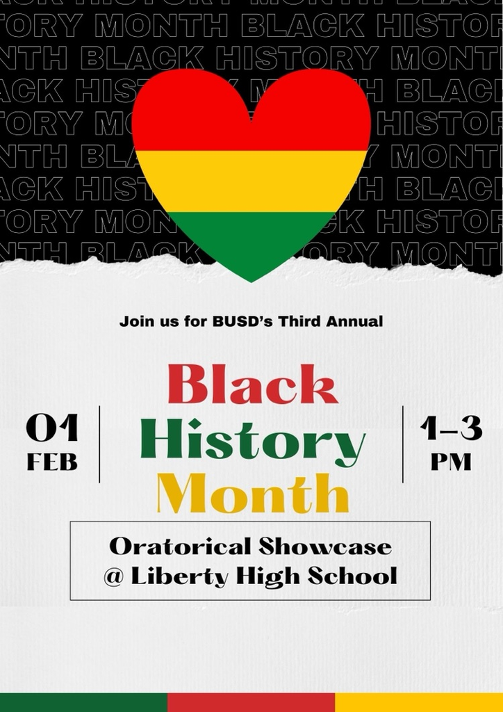 BUSD Black History Month Oratorical