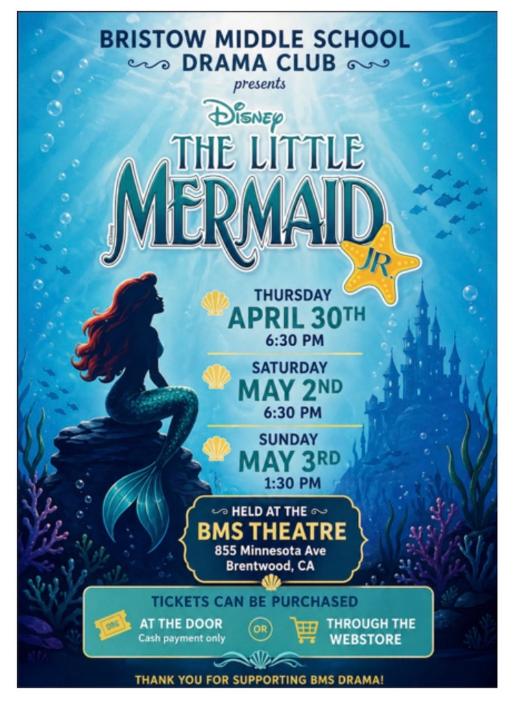 Bristow Middle School presents Little Mermaid Jr.