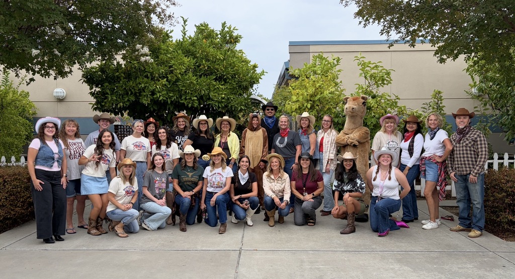 Staff group photo in our Go Rodeo spirit day outfits!