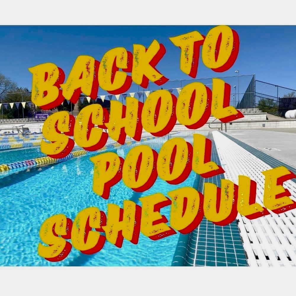 Back to School pool schedule promo image