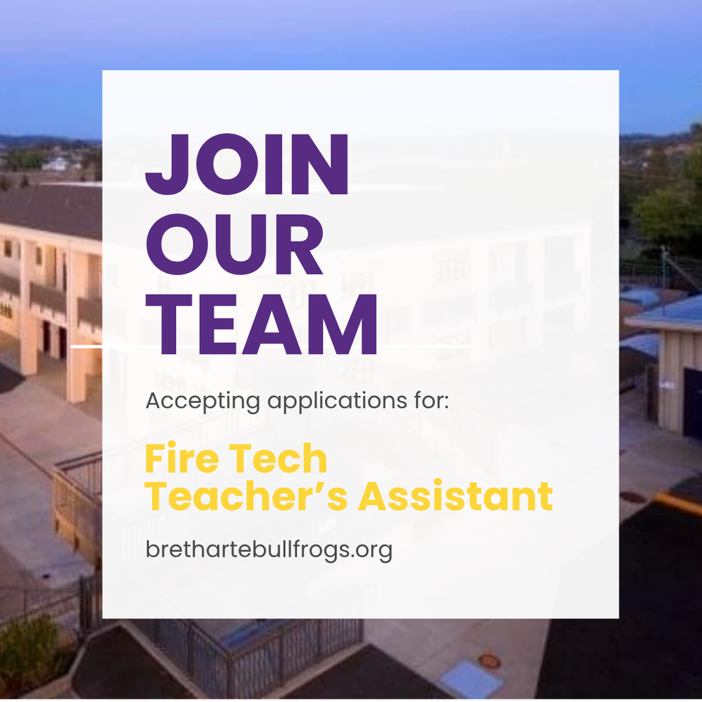 Join Our Team Fire Tech Teacher's Assistant promo image