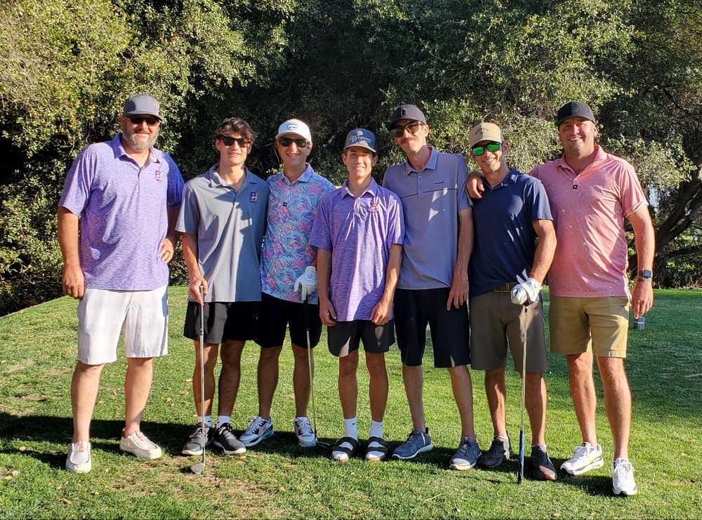 Boys Golf team at annual fundraiser