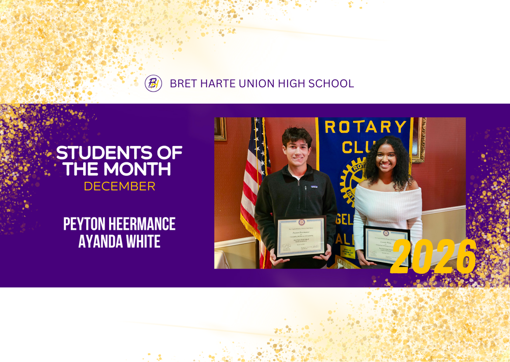 SOM for December, Peyton Heermance and Ayanda White, promo image