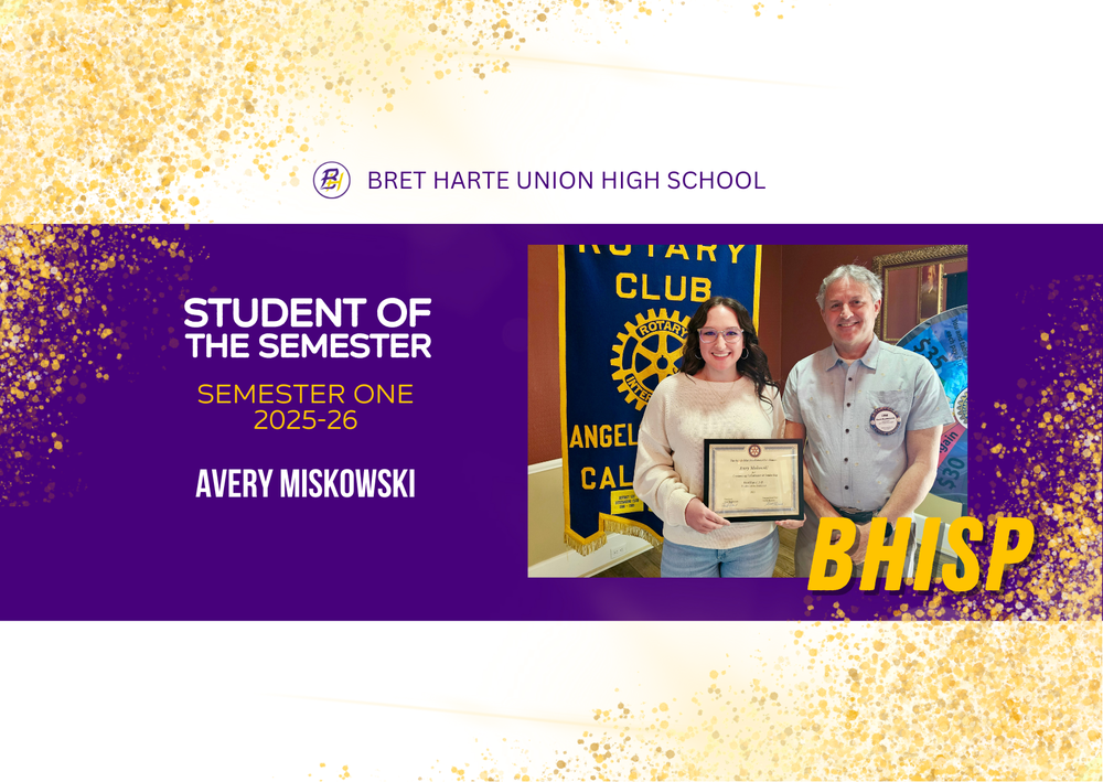 Sudent of the Semester, Avery Miskowski, promo image