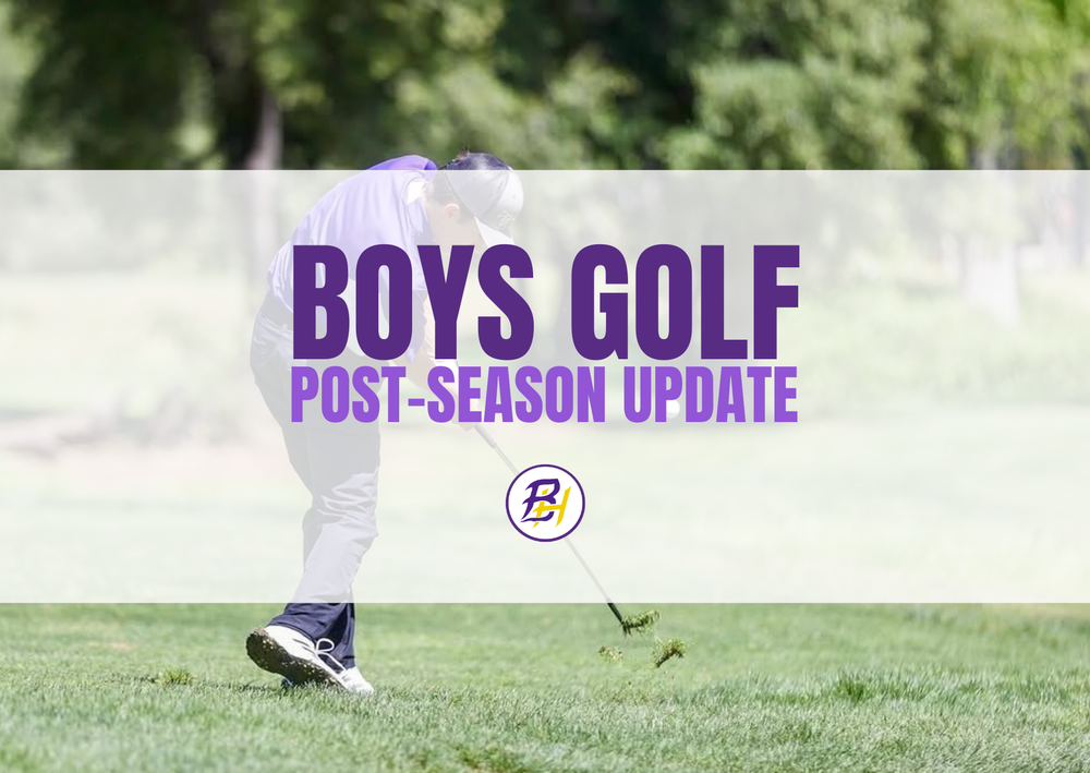 Boys Golf post-season update promo image