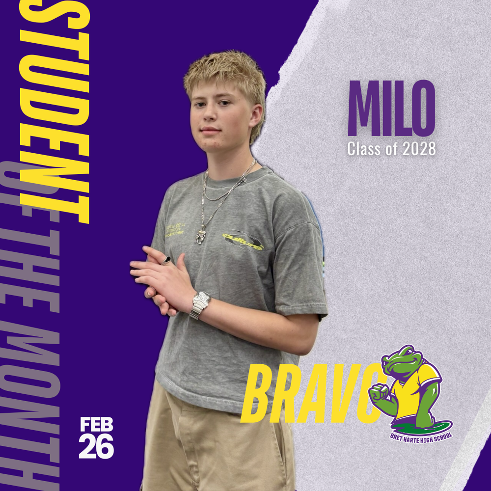 Milo Jirka, a Bravo SOM, for February promo image