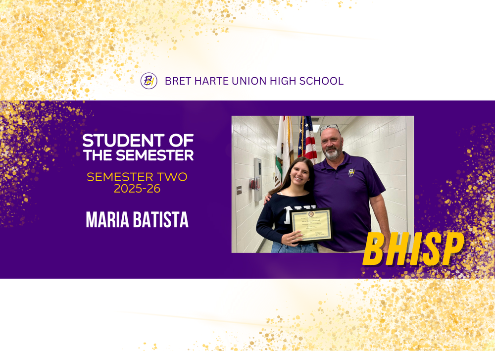 Student of the Semester, Maria Batista, promo image