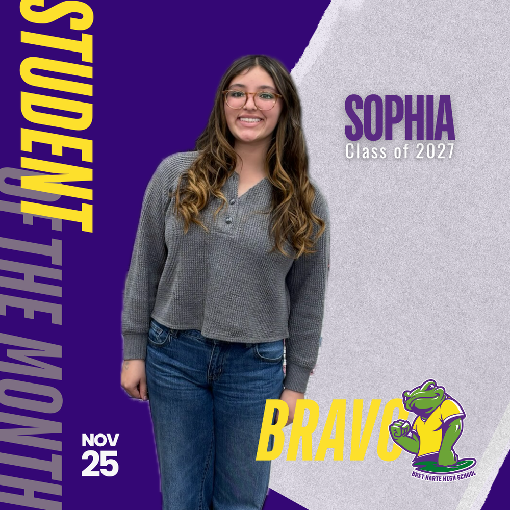 Sophia Arana, final Bravo SOM for November, promo image