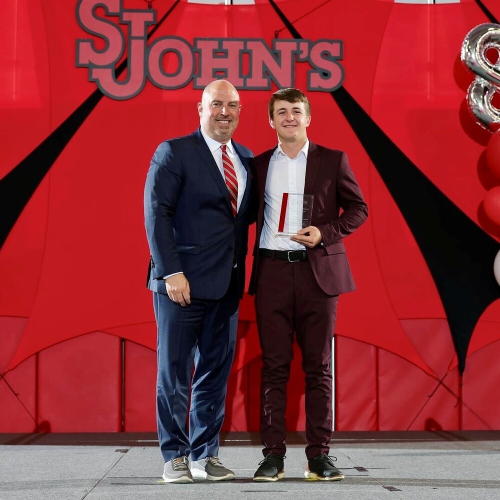 St Johns Athletics director Kull and Weidmann