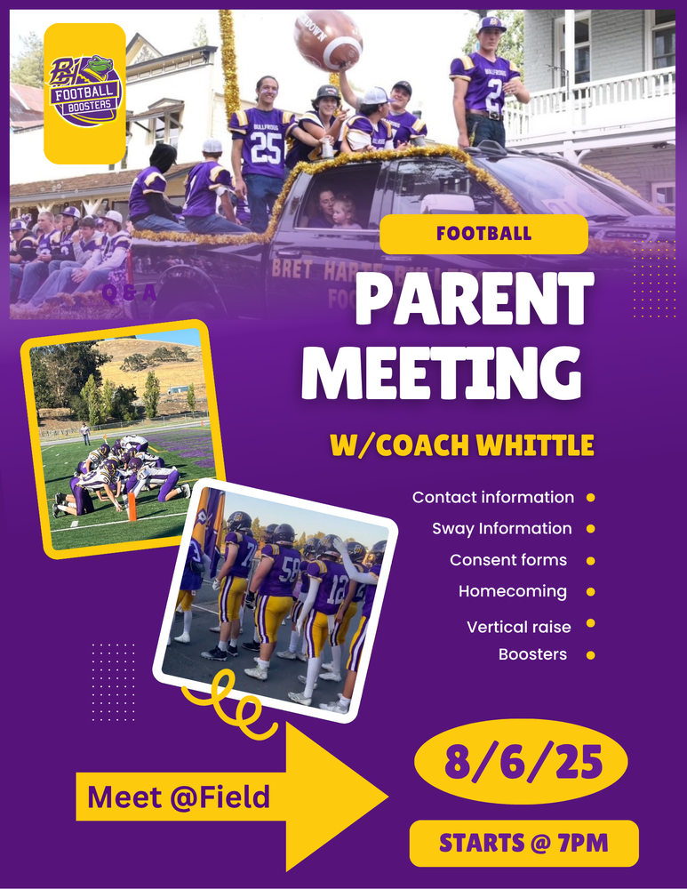 Football Boosters parent meeting image