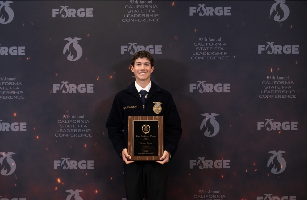Peyton Heermance, National FFA finalist