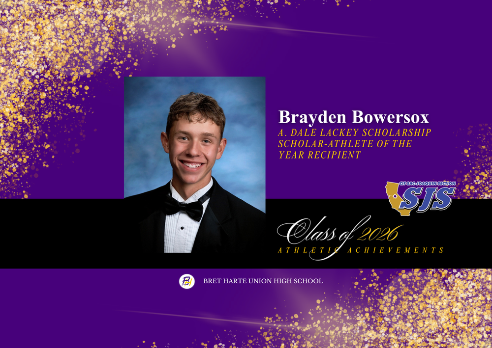 Brayden Bowersox academic achievements promo image