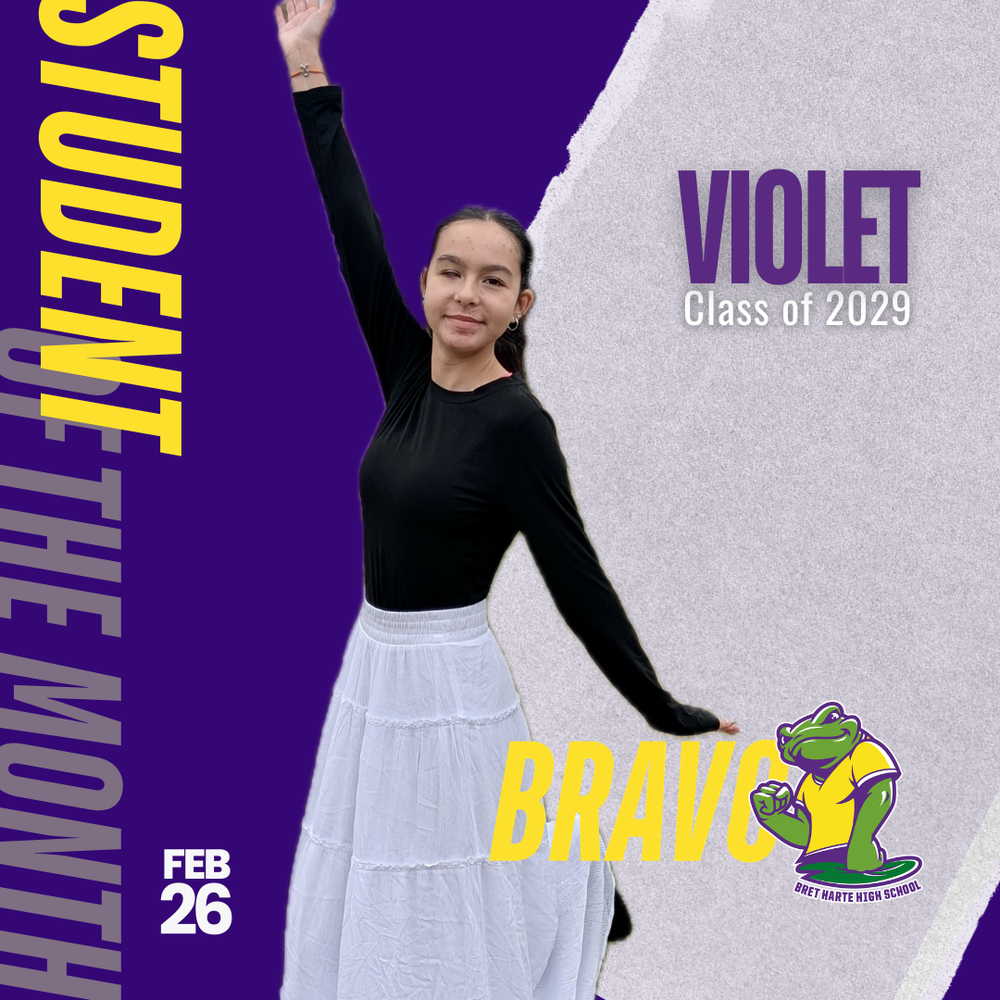 Violet Cavaco, a Bravo SOM, for February promo image