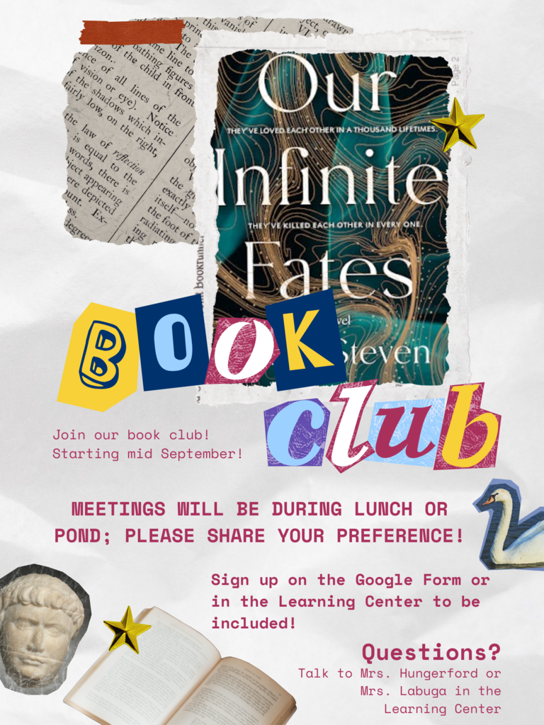 Book Club promo flyer