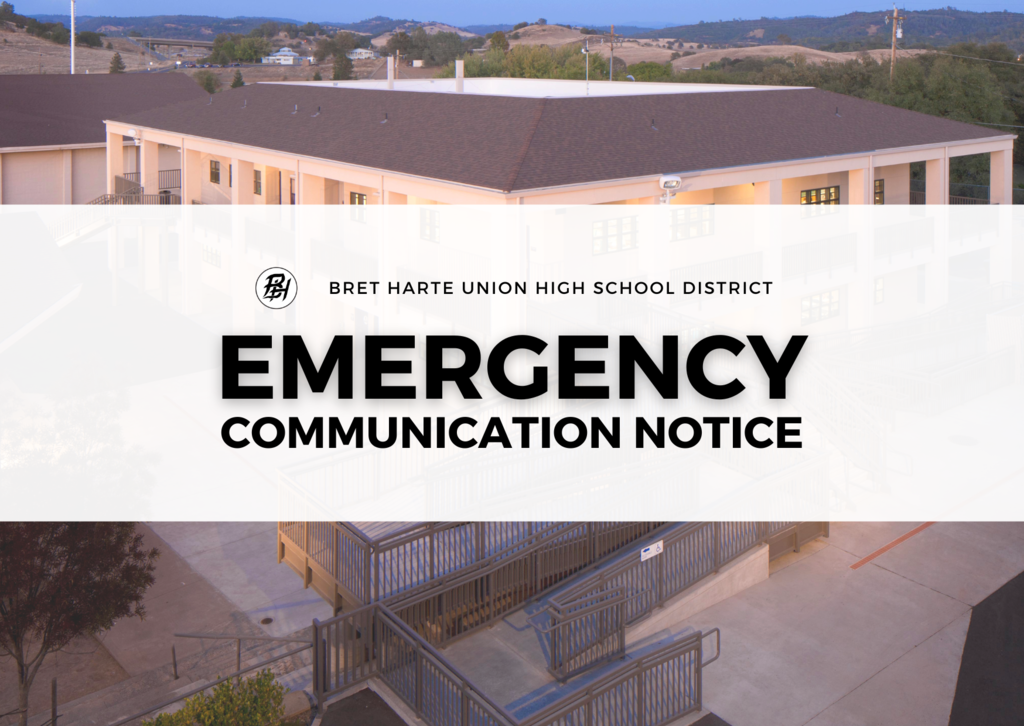 Emergency communication notice promo inage
