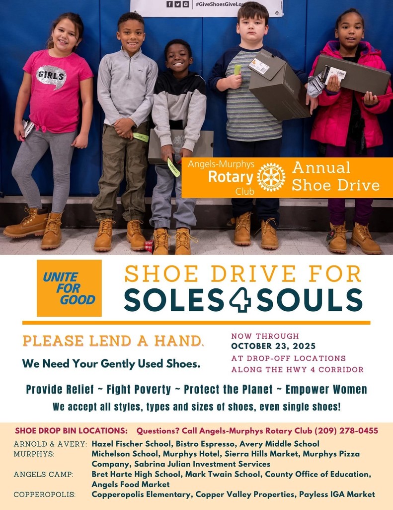 Soles 4 Souls shoe drive flyer
