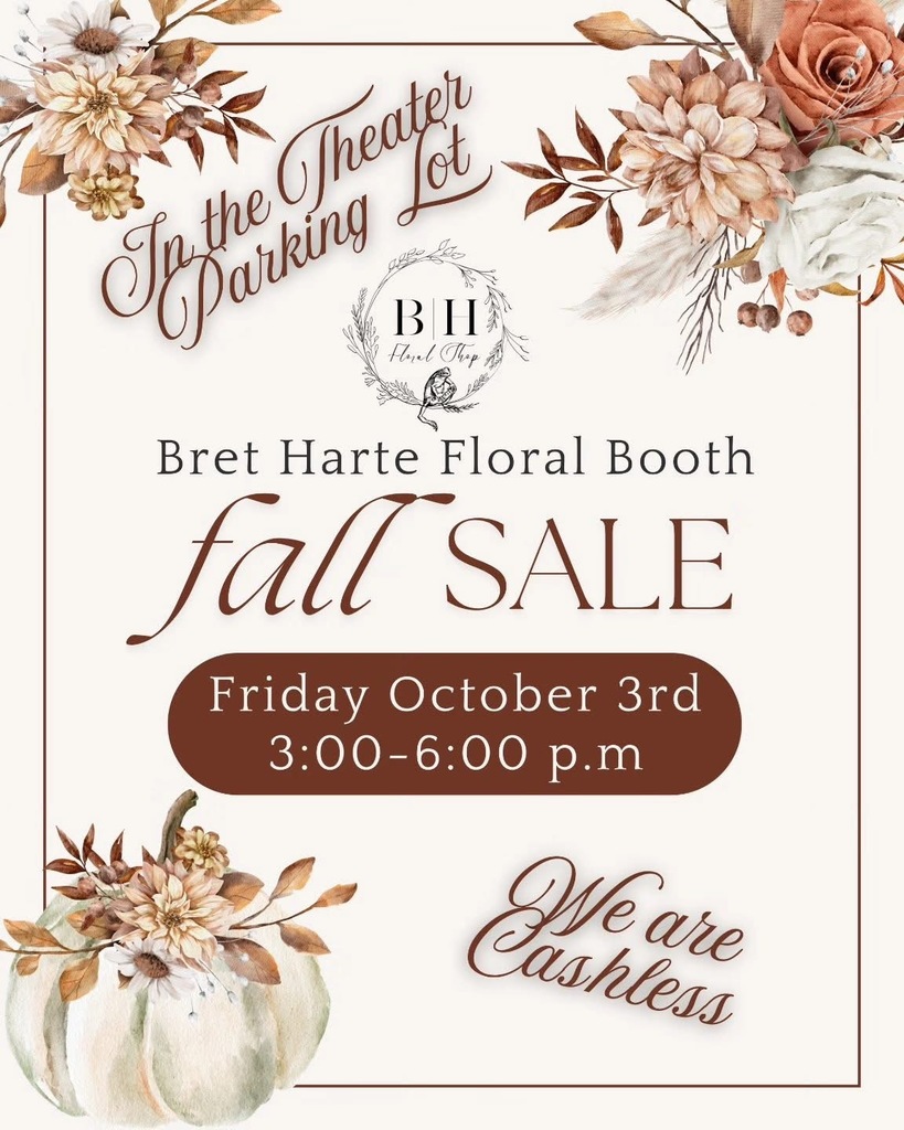 BH Floral Shop Fall Sale flyer
