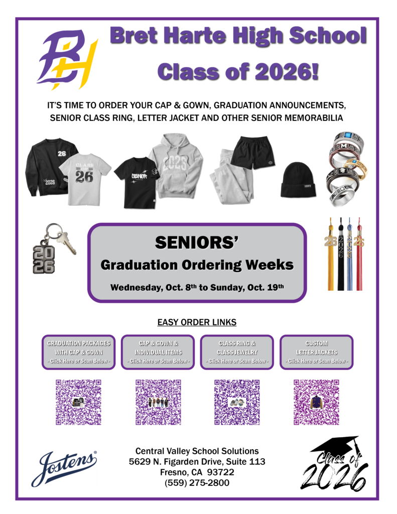 Class of 2026 Jostens ordering flyer