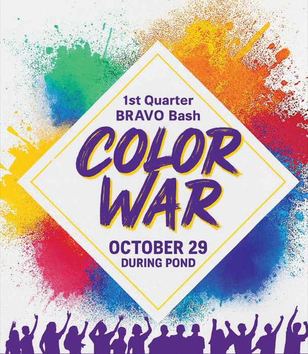 1st Quarter BRAVO Bash Color War promo image