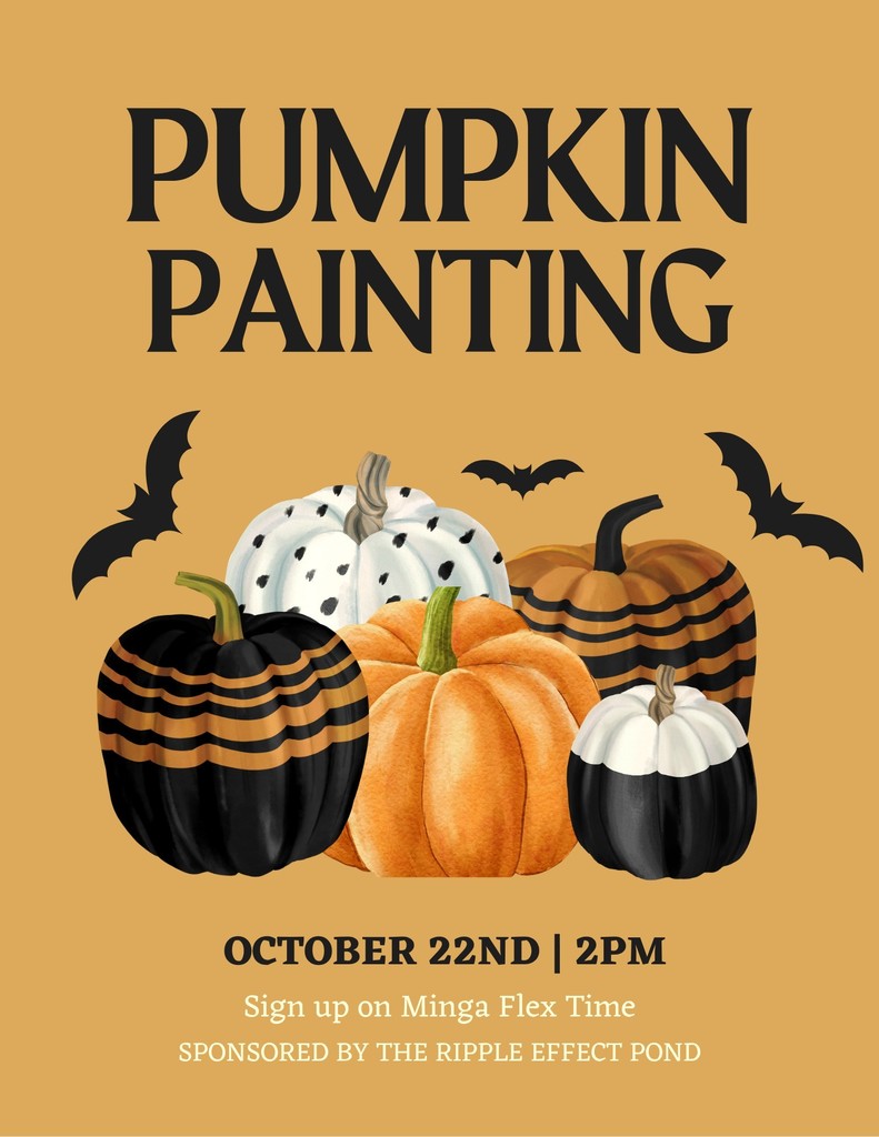 Pumpkin Painting flyer courtesy of Counseling and Wellness