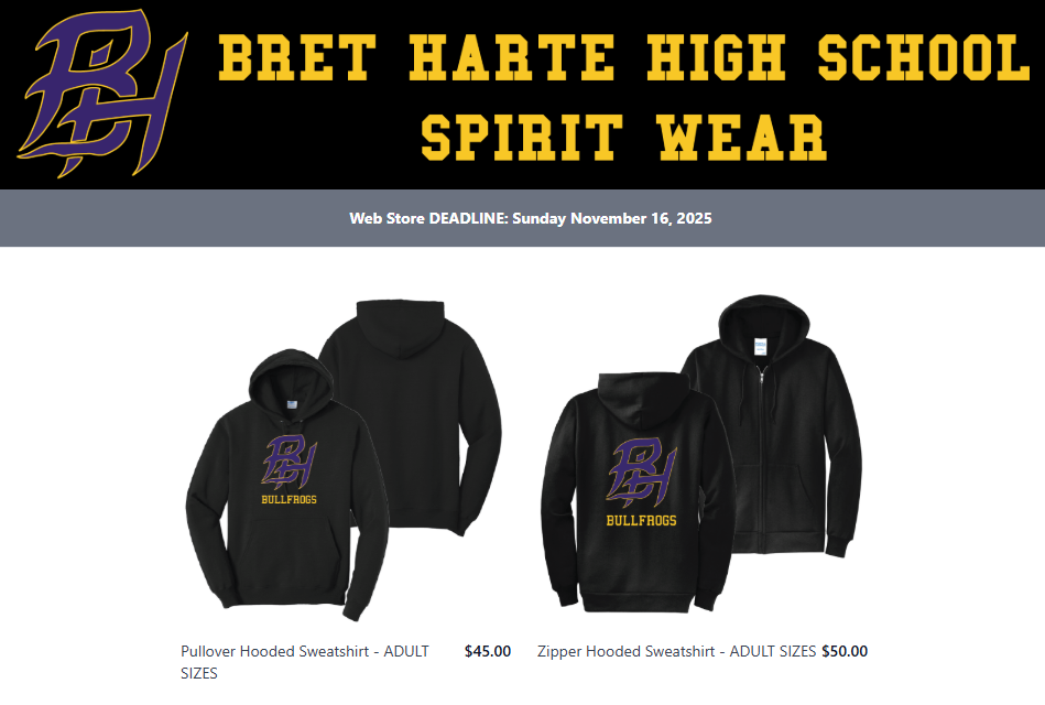 Freshman class spirit wear fundraiser promo image