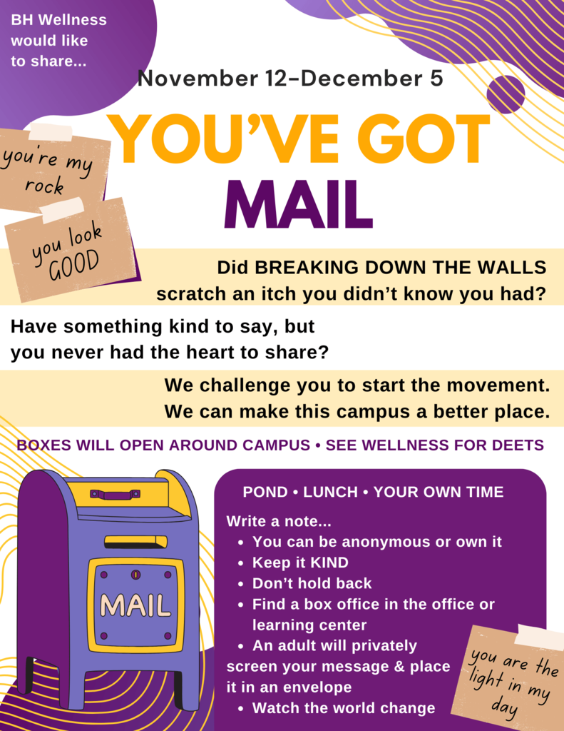 The Kindness Project You've got Mail promo flyer