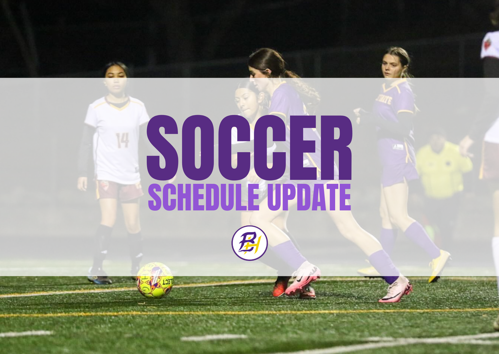Soccer schedule update promo image