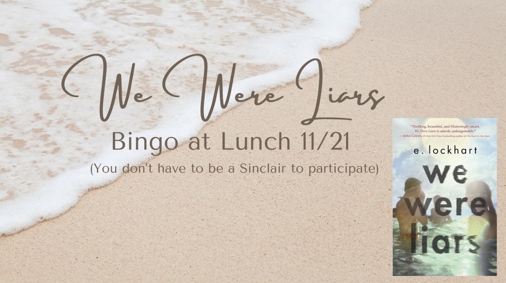 We Were Liars Bingo at lunch promo image