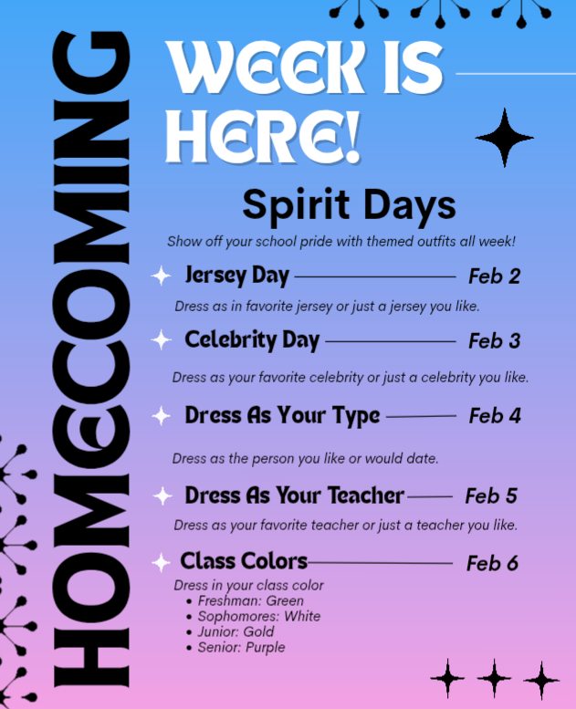Leadership Winter HOCO spirit days promo image