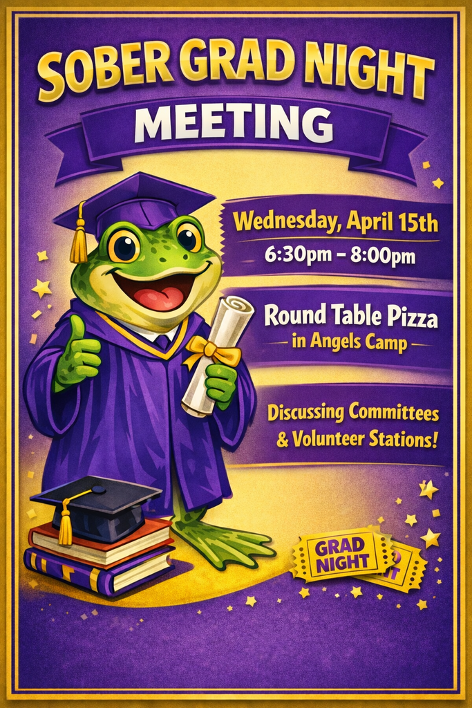 Sober Grad Night Meeting flyer