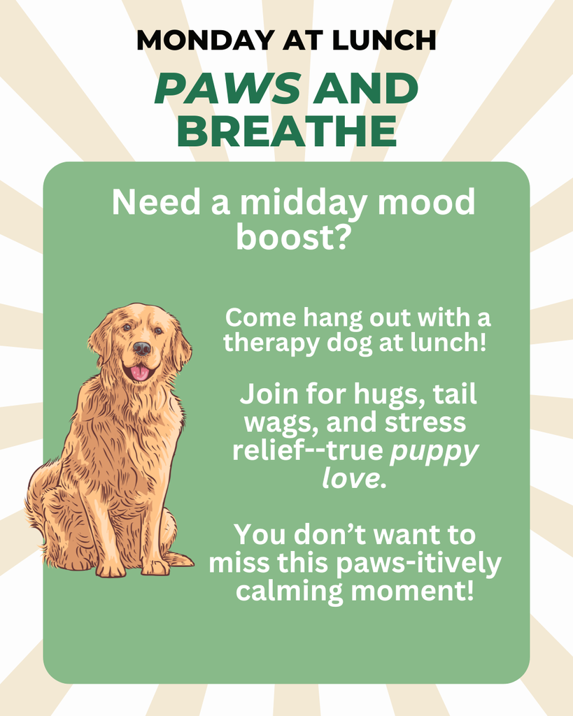 Mental Health Awareness Week: Monday's Paws and Breathe promo image