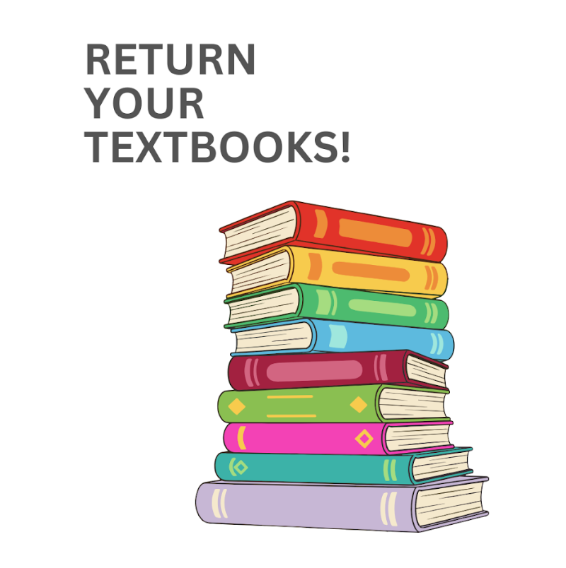 Return your textbooks generic image