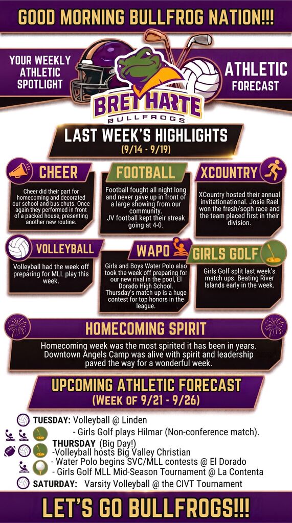 Athletic Shout Out