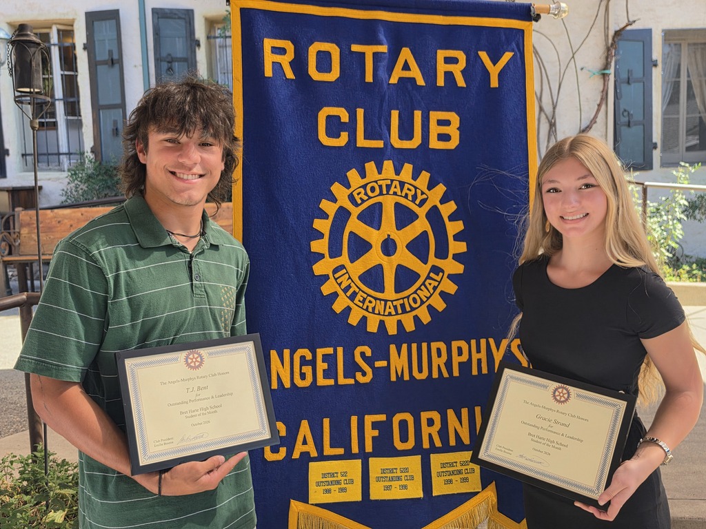 Celebrating Students of the Month, TJ Bent and Gracie Strand!