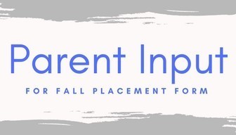 Parent Input sign